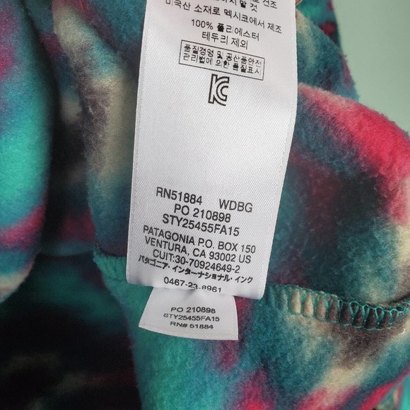Patagonia Synchilla Wild Desert Snap-T Fleece Aztec Southwestern Pullover Small - Picture 8 of 8